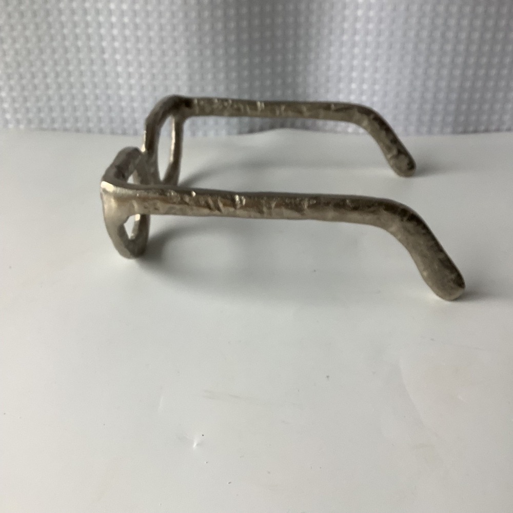 Cat Eye glasses Art Home Decor Silver Cateye Decorative Sculpture - Picture 7 of 10